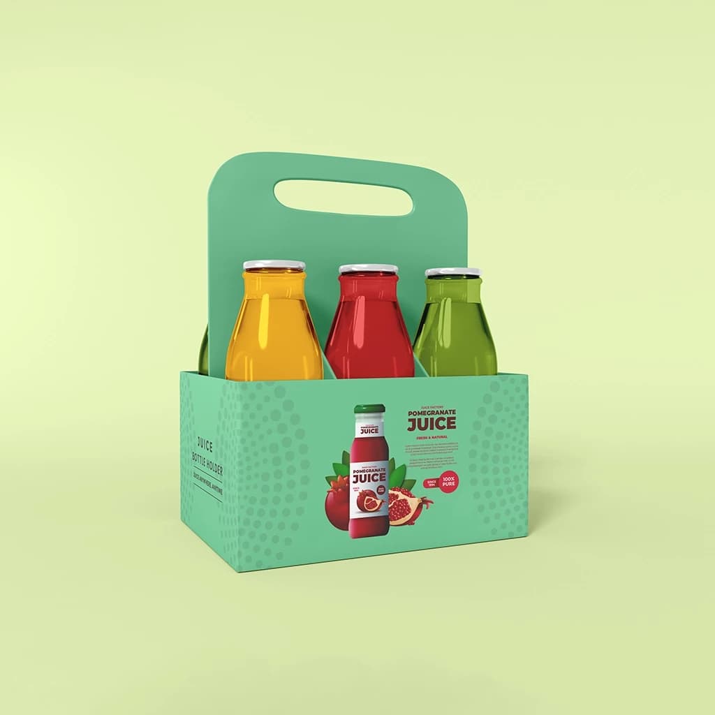 Custom Printed Bottle Carrier Boxes