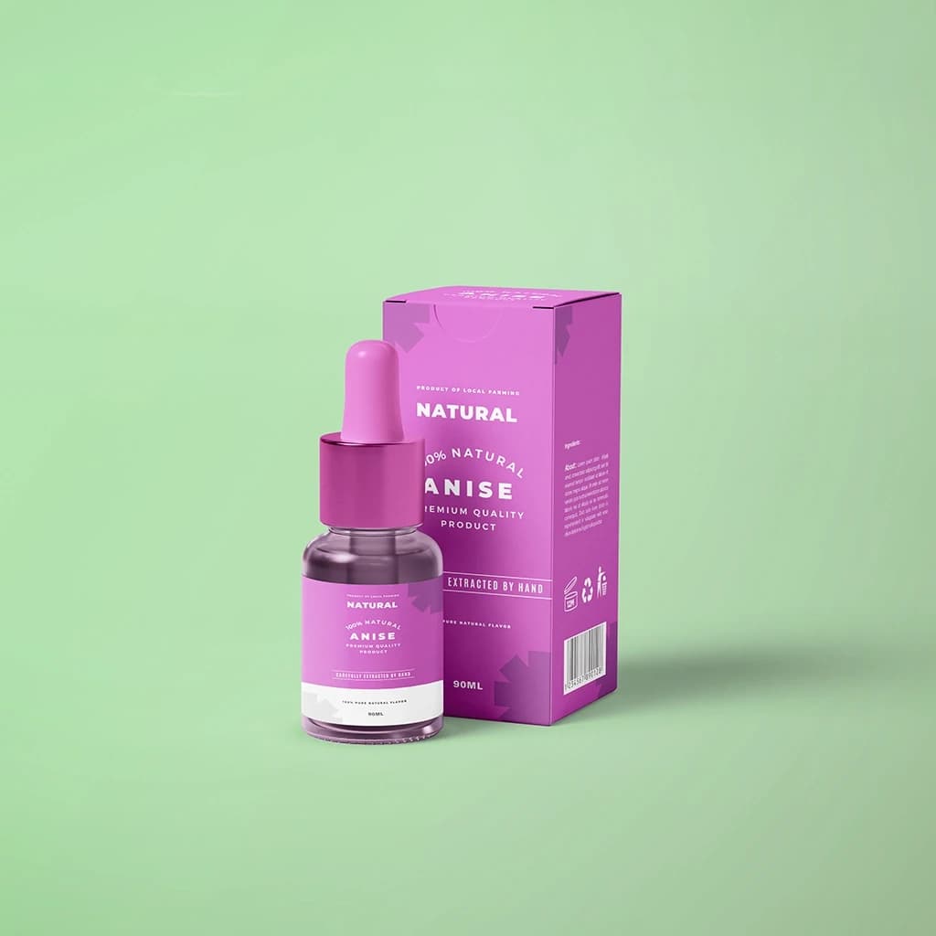 Custom 90ml Bottle Boxes