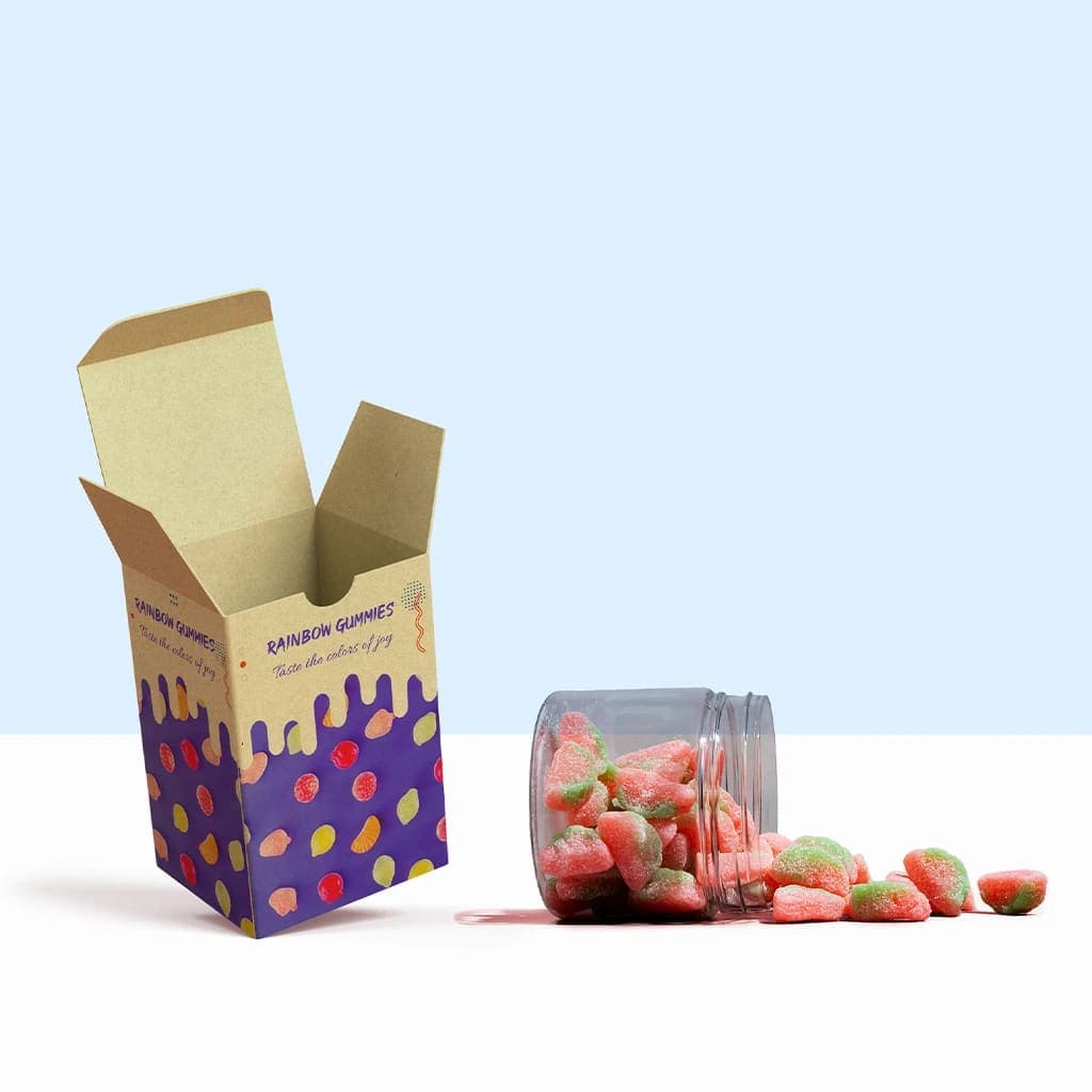 Custom CBD Gummies Boxes