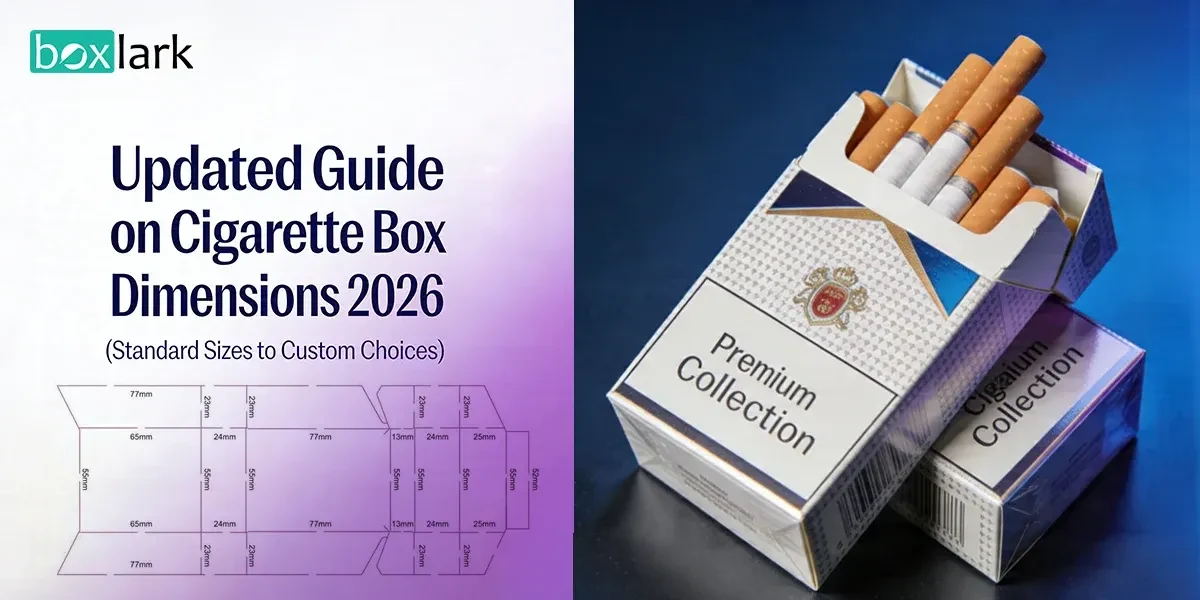 Updated Guide on Cigarette Box Dimensions 2026 (Standard Sizes to Custom Choices)